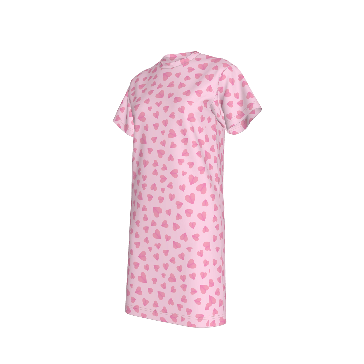 Knee Length T-Shirt Dress 2
