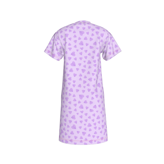 Knee Length T-Shirt Dress