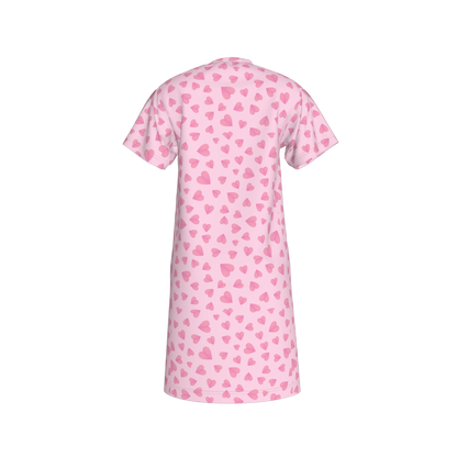 Knee Length T-Shirt Dress 2