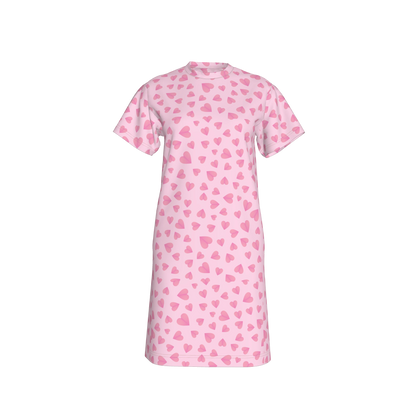 Knee Length T-Shirt Dress 2
