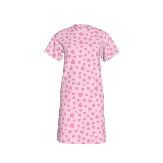 Knee Length T-Shirt Dress 2