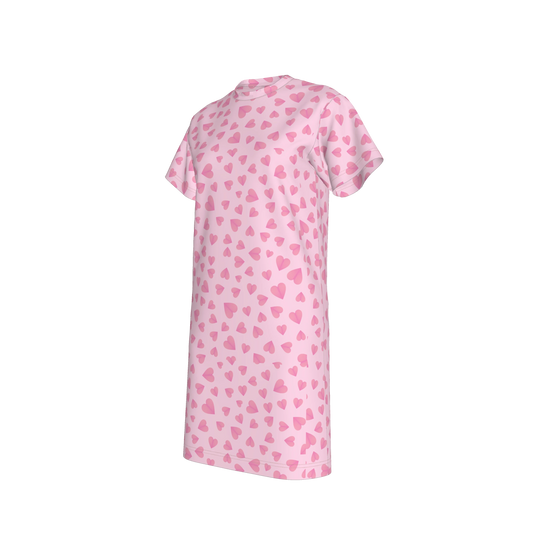 Knee Length T-Shirt Dress 2